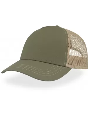 Čiapka ATLANTIS | Rapper Canvas-S OLIVE/KHAKI