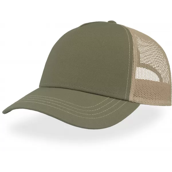  Čiapka ATLANTIS | Rapper Canvas-S OLIVE/KHAKI 