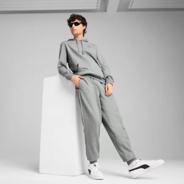  Pánske tepláky PUMA ESS SWEATPANTS FL CL 682614-03 SIVÁ 