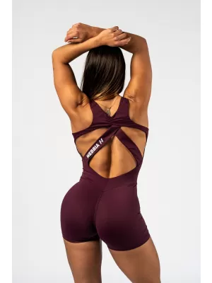 Formujúci fitness overal STRONG BEAUTY 427 DARK RED Nebbia