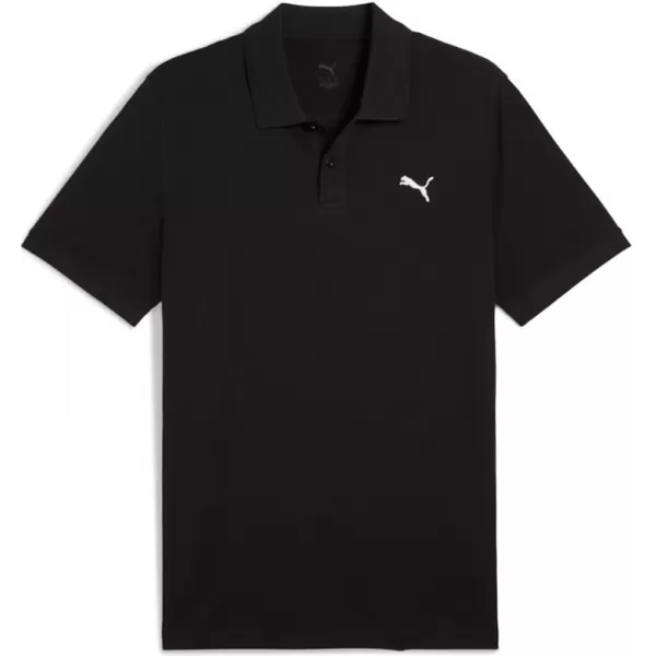  Pánske tričko s golierom PUMA ESS PIQUE POLO 682554-01 ČIERNA 