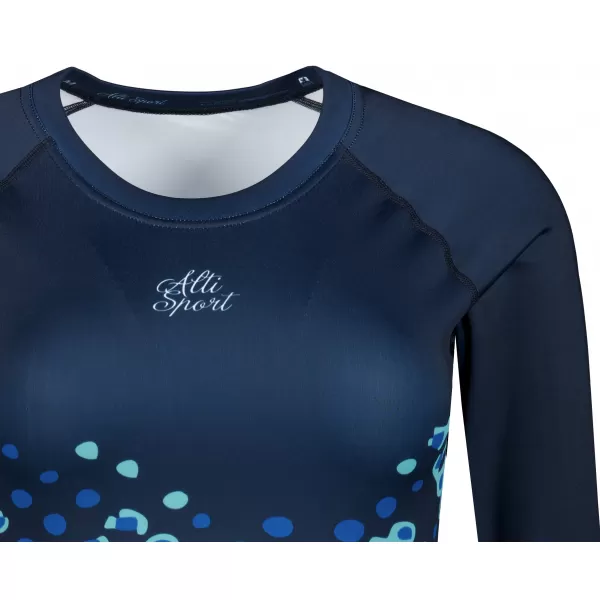  Dámsky funkčný prémiový crop top ALTISPORT VOJ/ALW109TR04 KRÁĽOVSKÁ MODRÁ 