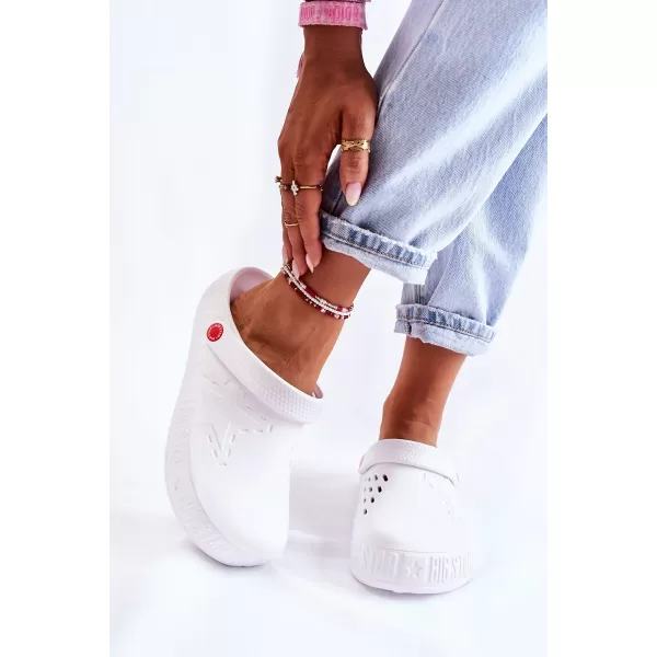  Dámske šľapky nazúvaky BIG STAR II275003 BIELA ​​Big Star Shoes 