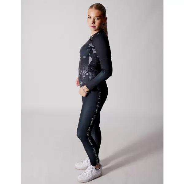  Dámske prémiové funkčné tričko s dlhým rukávom ALTISPORT VOJ/ALW110TR03 ČIERNA 