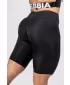 GYM THERAPY 628 BLACK Nebbia 10-palcové cyklistické šortky s vysokým pásom