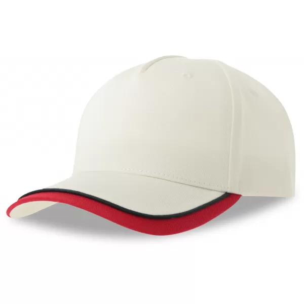  Čiapka ATLANTIS | Kid Star-S WHITE/RED 