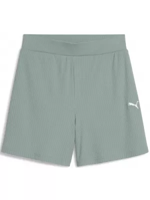Dámske šortky PUMA ESS ELEVATED SHORTS 685026_30 ZELENÝ MESIAC