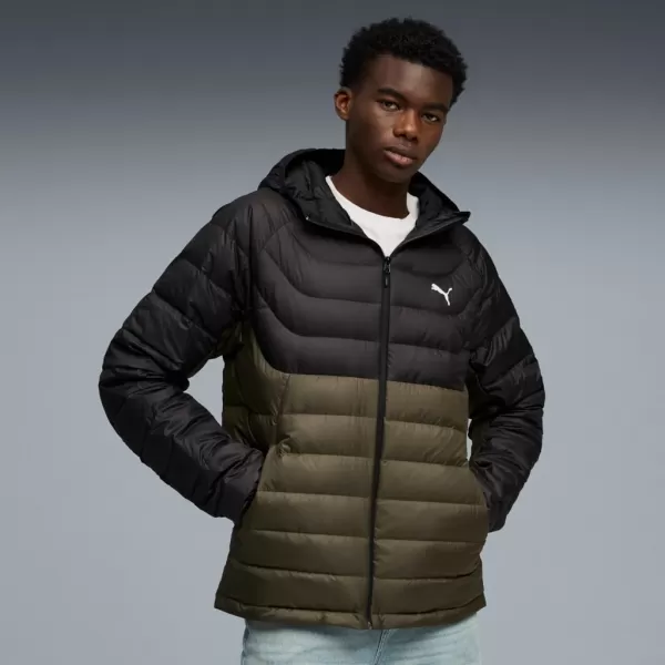  Pánska bunda PUMA PACKLITE HOODED DOWN JACKET 685221-70 ZELENÁ 