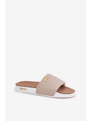 Dámske šľapky BIG STAR RR274A102 BÉŽOVÁ Big Star Shoes