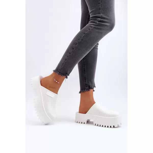  Dámske šľapky BIG STAR NN274015 BIELA ​​Big Star Shoes 