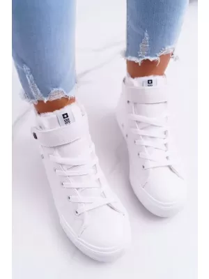 Dámske kožené členkové topánky BIG STAR V274541FW Biela Big Star Shoes