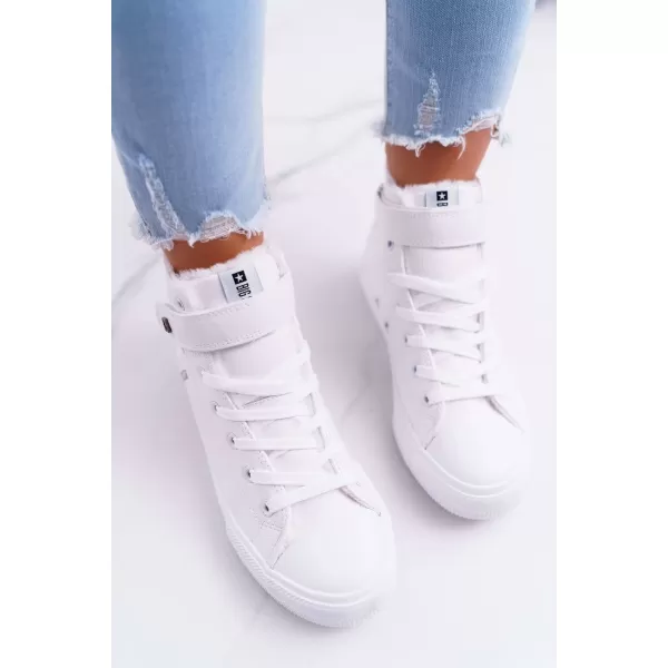  Dámske kožené členkové topánky BIG STAR V274541FW Biela Big Star Shoes 