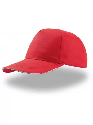 Čiapka ATLANTIS | Start Five Sandwich RED/WHITE