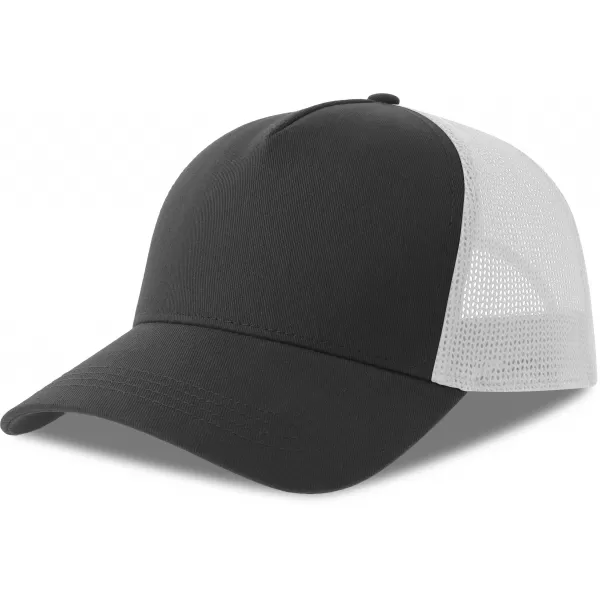  Čiapka ATLANTIS | Rapper Cotton-S DARK GREY/WHITE 