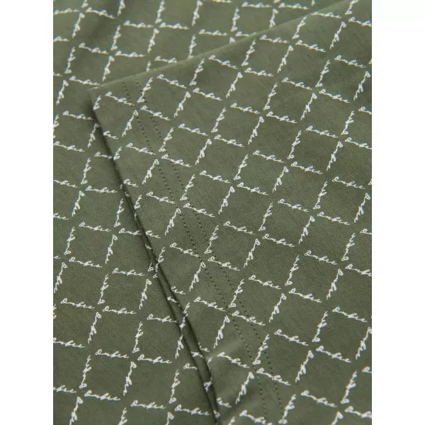  Pánska košeľa OMBRE OM-TSFP-0250 OLIVOVÝ 