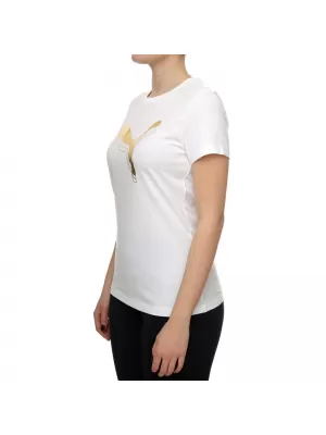 Tričko PUMA ESS METALLIC TEE 684995-52 BIELY