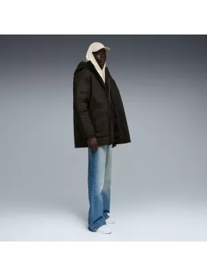 Pánska bunda PUMA PROTECTIVE HOODED DOWN PARKA 688380-01 ČIERNA