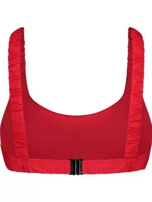 Dámske bikiny - najvyššia časť NORDBLANC NBSSS8209 ČERVENÝ
