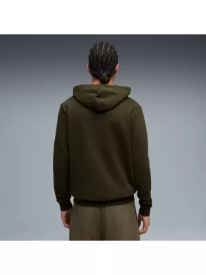 Pánska mikina PUMA ESS BLOCK HOODIE FL 684686-82 ZELENÁ