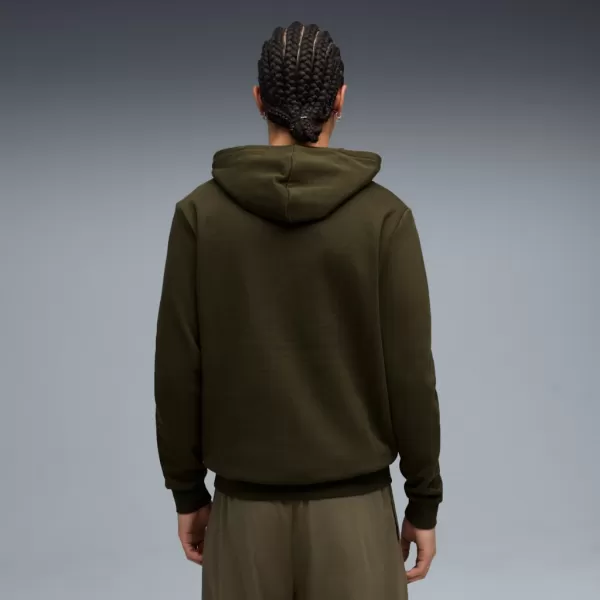  Pánska mikina PUMA ESS BLOCK HOODIE FL 684686-82 ZELENÁ 