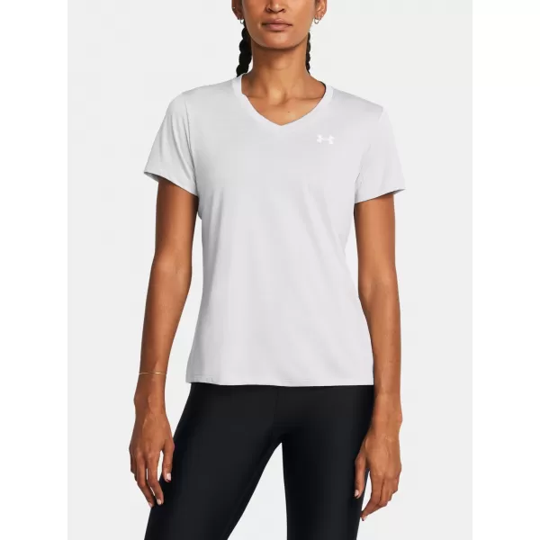  Dámske tričko UNDER ARMOUR TECH SSV- TWIST 1384227-014 SIVÁ 