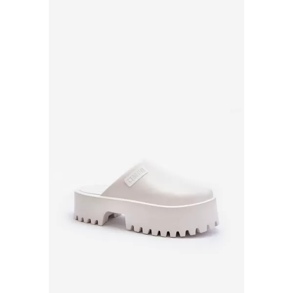  Dámske šľapky BIG STAR NN274015 BIELA ​​Big Star Shoes 