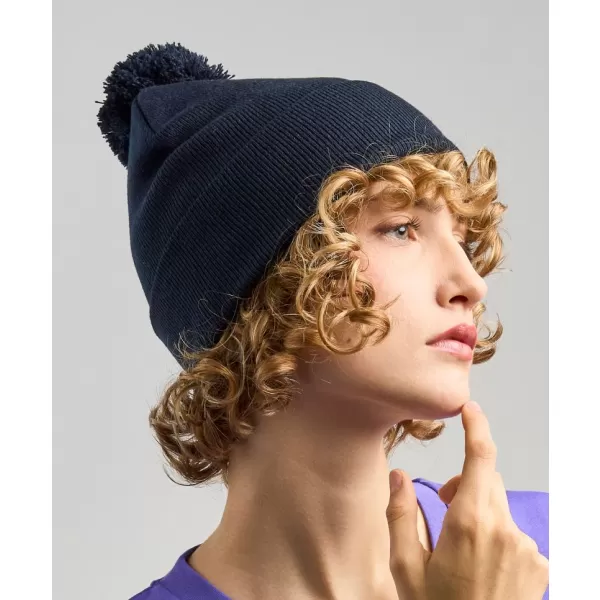  Čiapka ATLANTIS | Wind-S Pompom BLACK 