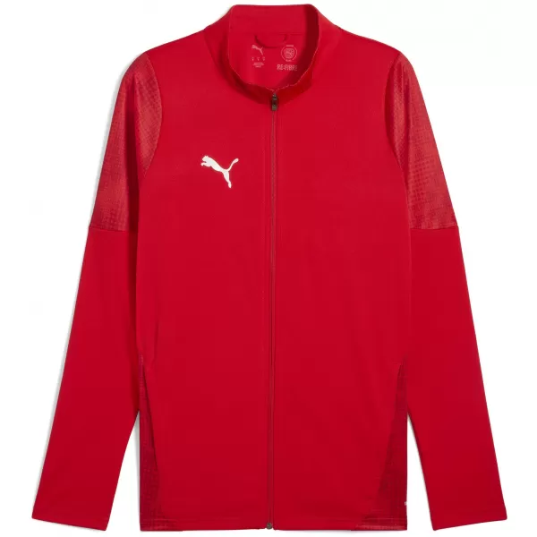  Sako PUMA TEAMCUP TRAINING JACKET 659165_01 PUMA RED/PUMA STRIEBRO 