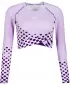 Dámsky funkčný prémiový crop top ALTISPORT VOJ/ALW109TR04 ORGOVÁN