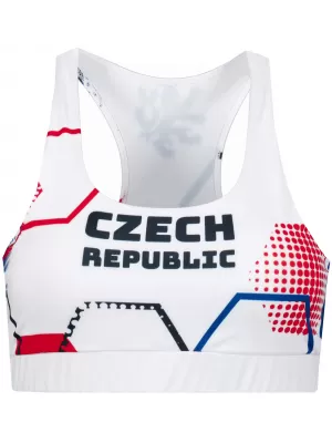 Dámska prémiová funkčná športová podprsenka ALTISPORT VOJ/ALW036POD01 HEXA BIELA