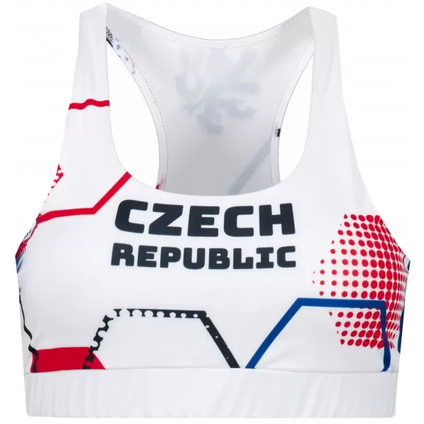  Dámska prémiová funkčná športová podprsenka ALTISPORT VOJ/ALW036POD01 HEXA BIELA 