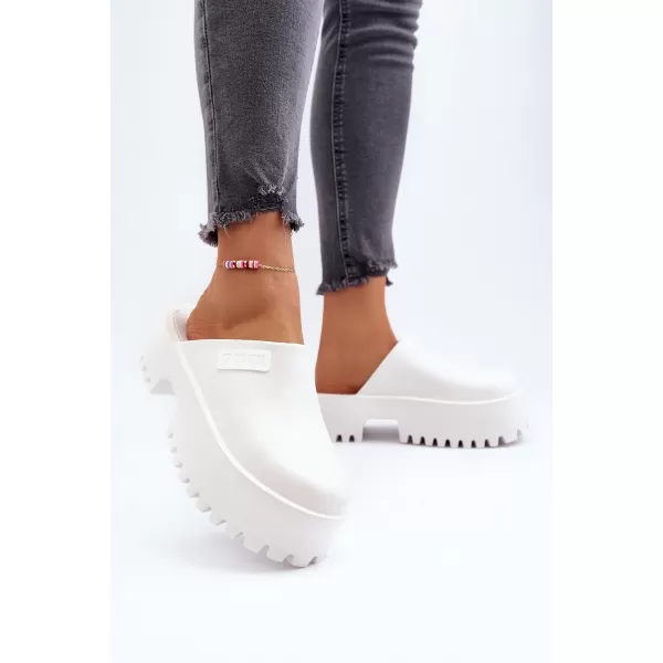  Dámske šľapky BIG STAR NN274015 BIELA ​​Big Star Shoes 