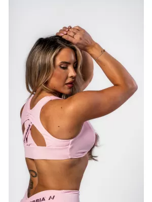 Športová podprsenka STRONG BEAUTY 424 PINK Nebbia