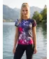 Dámske prémiové funkčné tričko ALTISPORT VOJ/ALW055TR01 ČIERNA RUŽOVÁ