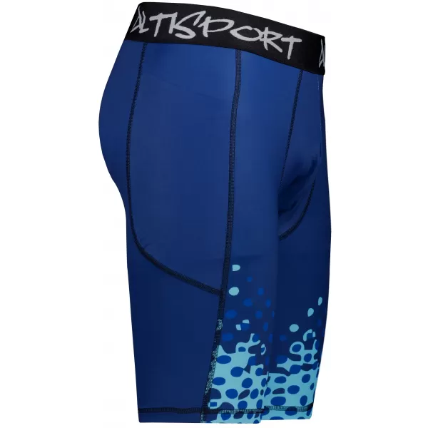  Pánske športové legíny nad kolená premium ALTISPORT VOJ/ALM109LEG02 KRÁĽOVSKÁ MODRÁ 