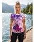 Dámske prémiové funkčné tričko ALTISPORT VOJ/ALW055TR01 FIALOVÁ/ORANŽOVÁ