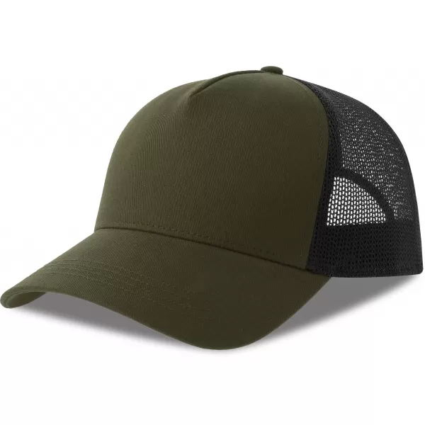  Čiapka ATLANTIS | Rapper Cotton-S OLIVE/BLACK 