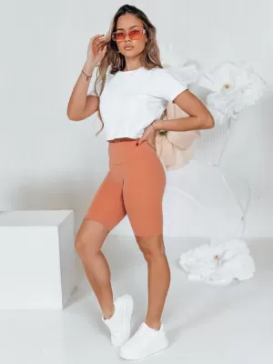 Dámske šortky DSTREET LOVIFIT SY0431 ORANŽOVÁ