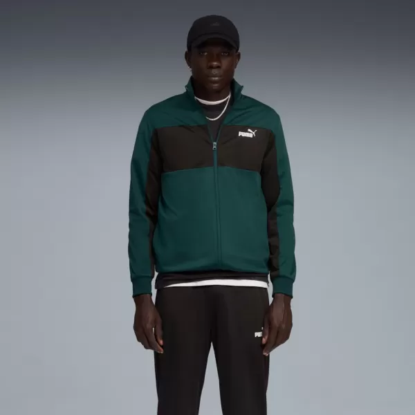  Pánska súprava PUMA POLY COLORBLOCK SUIT 687304-75 ZELENÁ 