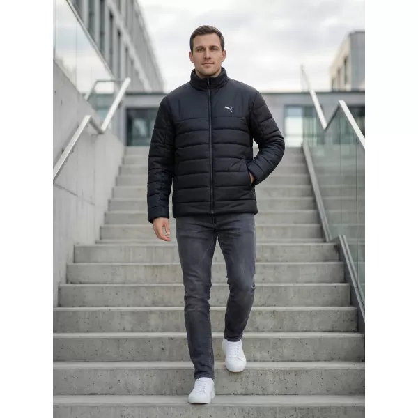  Pánska bunda PUMA ESS PADDED JACKET 685210-01 ČIERNA 