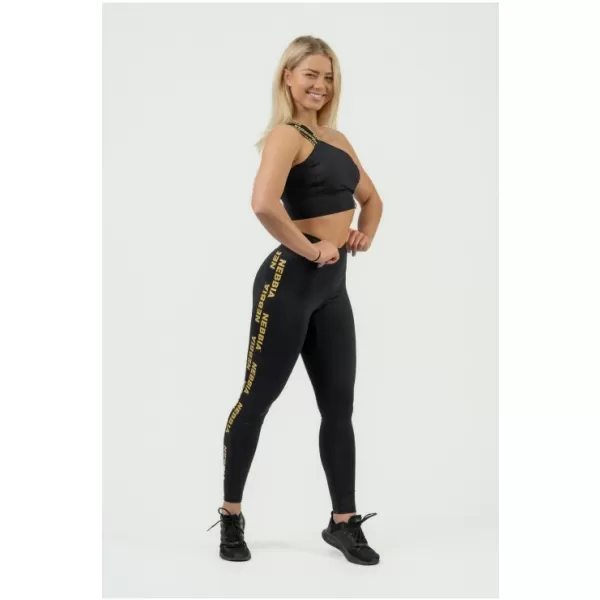  Dámska športová podprsenka s vysokou podporou INTENSE Asymmetric 841 BLACK Nebbia 
