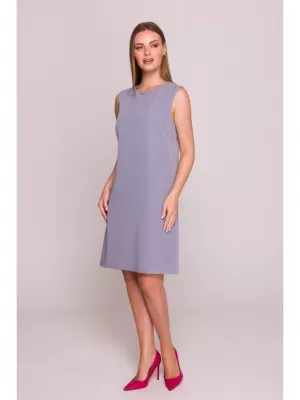 Šaty STYLOVE S408 HOLUBICA SIVÁ