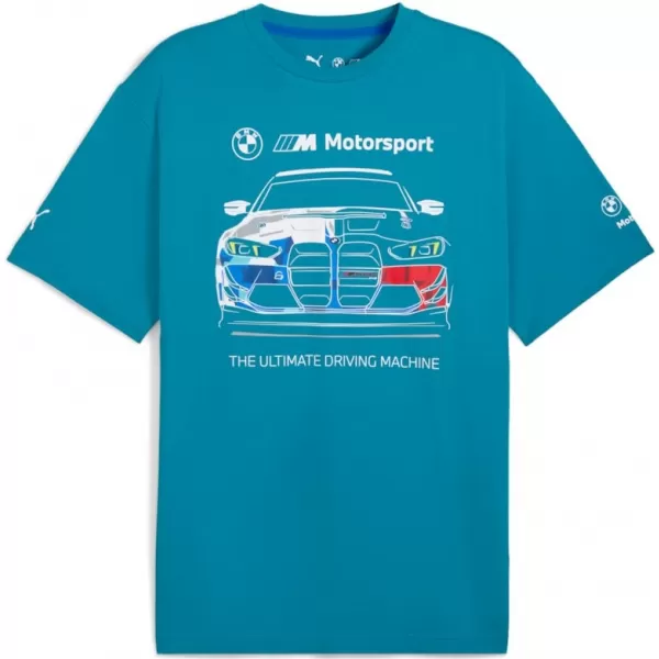  Tričko PUMA BMW MMS BOLD GRAPHIC TEE 632914-06 MODRÝ 
