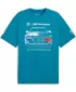 Tričko PUMA BMW MMS BOLD GRAPHIC TEE 632914-06 MODRÝ