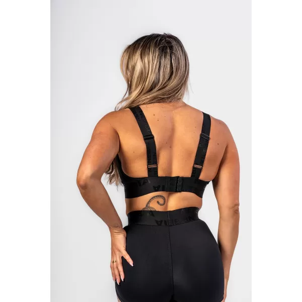  Dámska športová podprsenka s výstužou INTENSE Iconic 844 BLACK Nebbia 