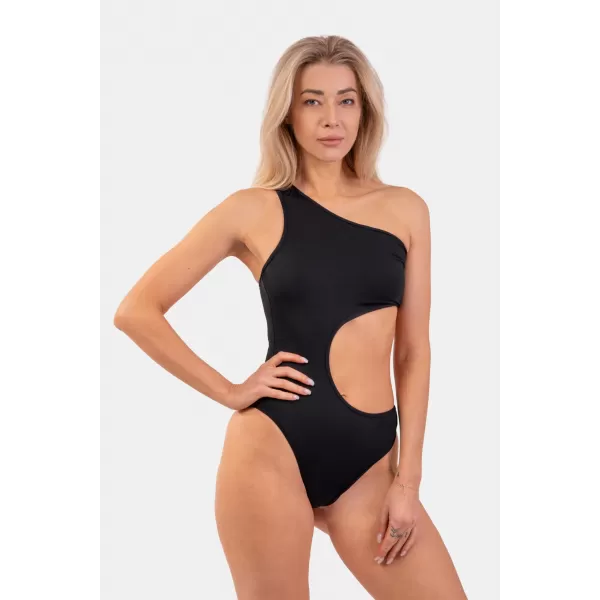  Asymetrické monokiny na jedno rameno 459 BLACK Nebbia 