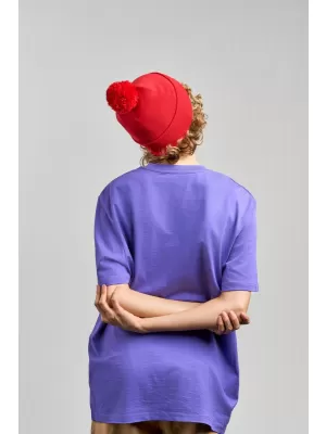 Čiapka ATLANTIS | Wind-S Pompom RED