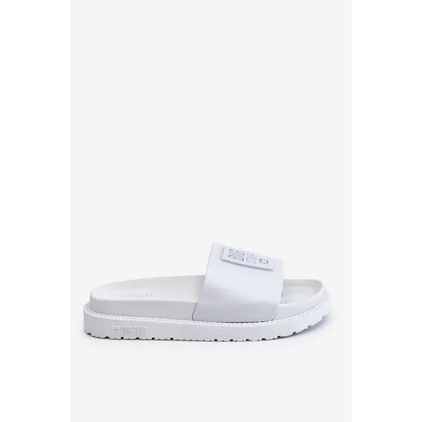  Dámske šľapky BIG STAR LL274428 BIELA ​​Big Star Shoes 