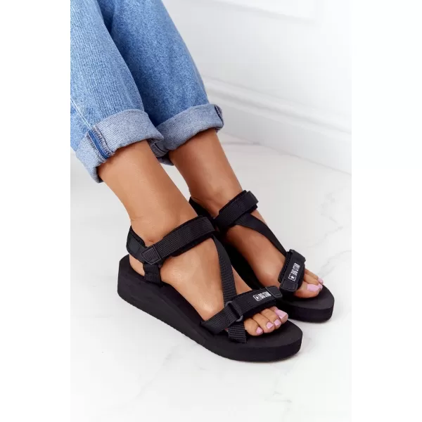  Dámske sandále BIG STAR FF274A349 ČIERNA Big Star Shoes 