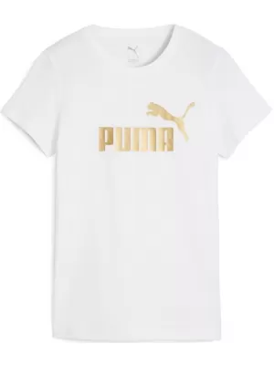 Tričko PUMA ESS METALLIC NO. 1 LOGO TEE 631536-52 BIELY